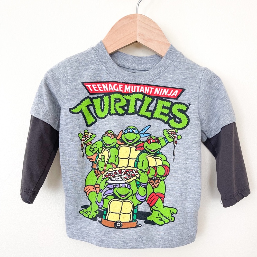 Teenage Mutant Ninja Turtles | Baby Boy Long Sleeve Shirt 12 Month
